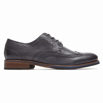 Sapatos Oxfords Rockport Wyat Wingtip Homem Cinzentas PT-98304